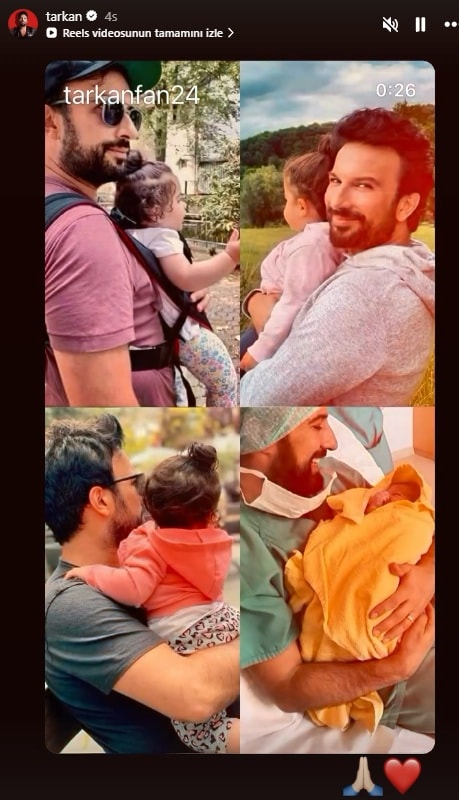 TARKAN'DAN AİLE KARESİ