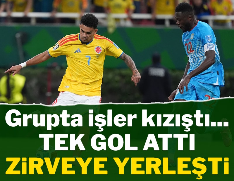 Kolombiya tek golle kazandı, üst turu garantiledi