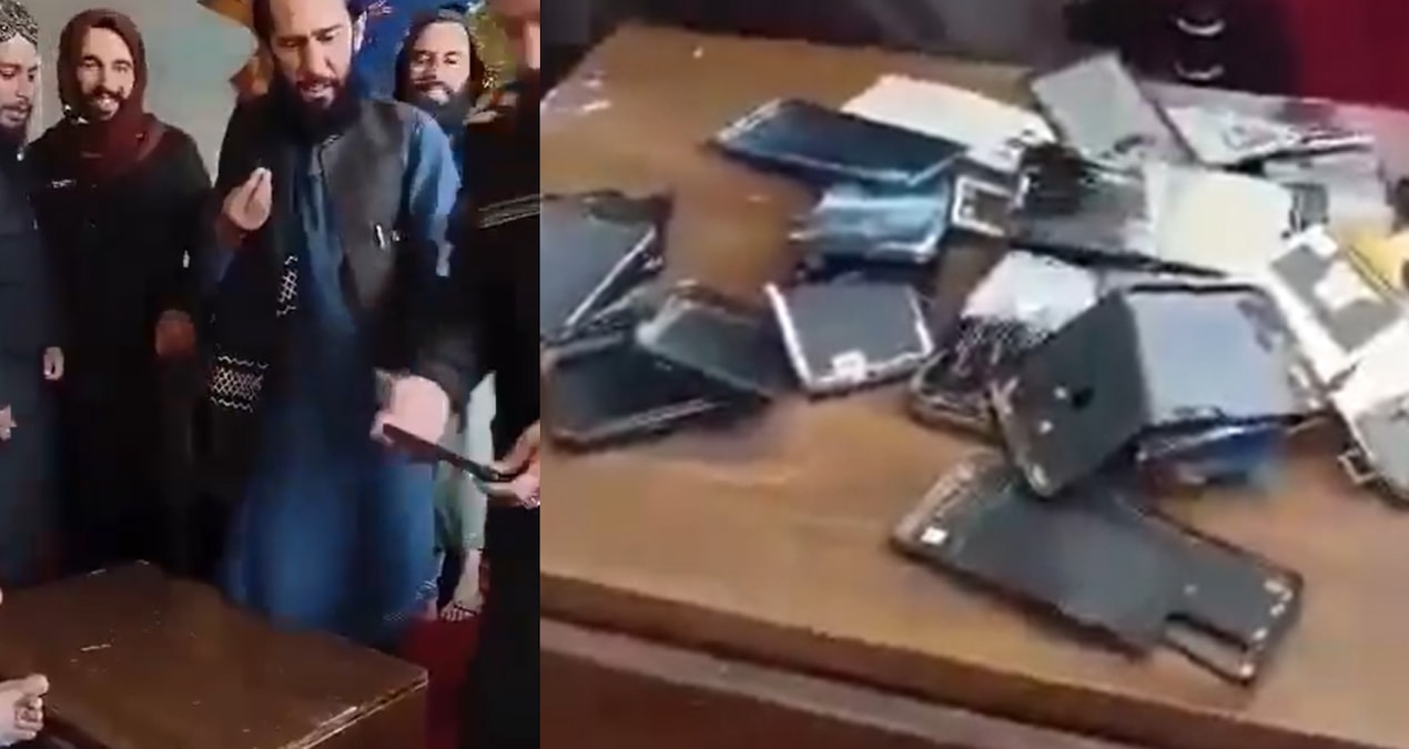 Akıllı telefon görünce hemen kırıyorlar: İlkel kafalar ülkeyi esir aldı