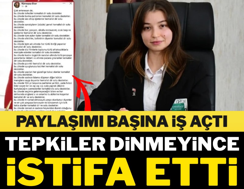 AKP'li meclis üyesinden skandal paylaşım; CHP'den suç duyurusu
