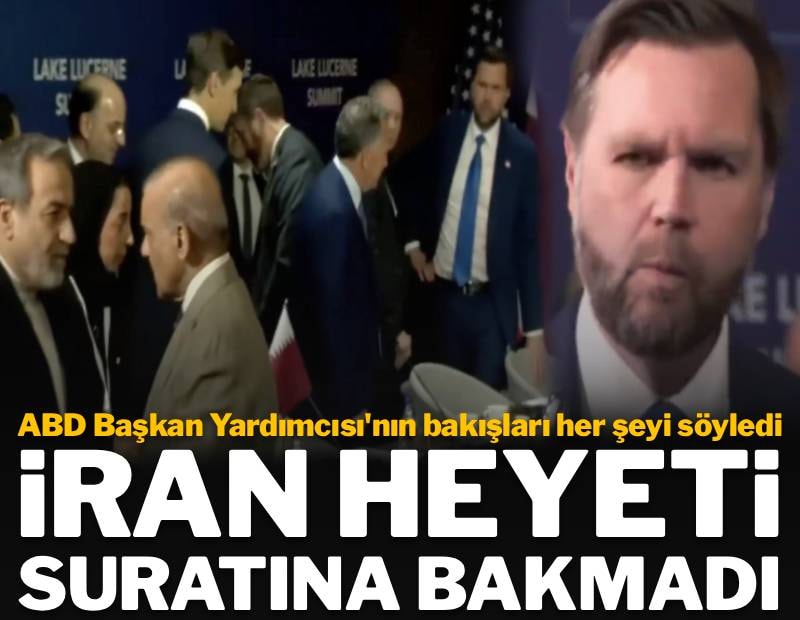 ABD Başkan Yardımcısı'nın bakışları herşeyi söyledi: İran heyeti yüzüne bile bakmadı