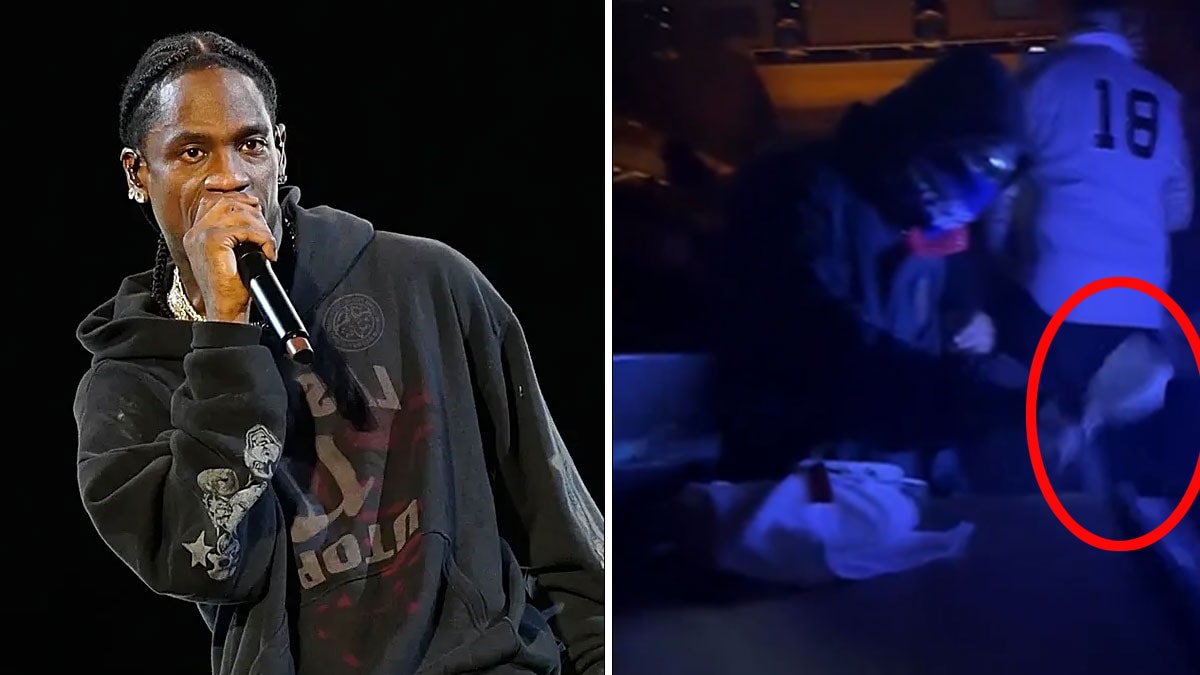 Travis Scott bu kez İzmir'de gündem oldu! Bardak kırmaya çalıştı