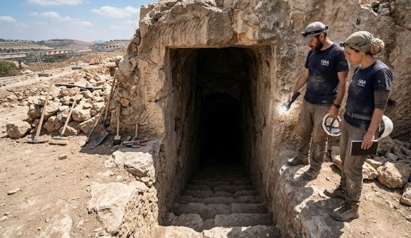 İnşaat alanında ortaya çıkan devasa tünelin amacı bir türlü bulunamıyor
