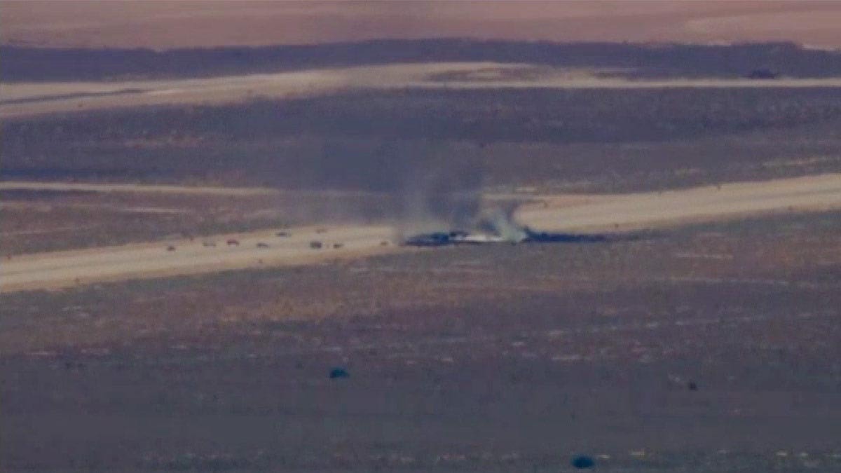 ABD Bombardıman uçağı kalkıştan kısa süre sonra çakıldı