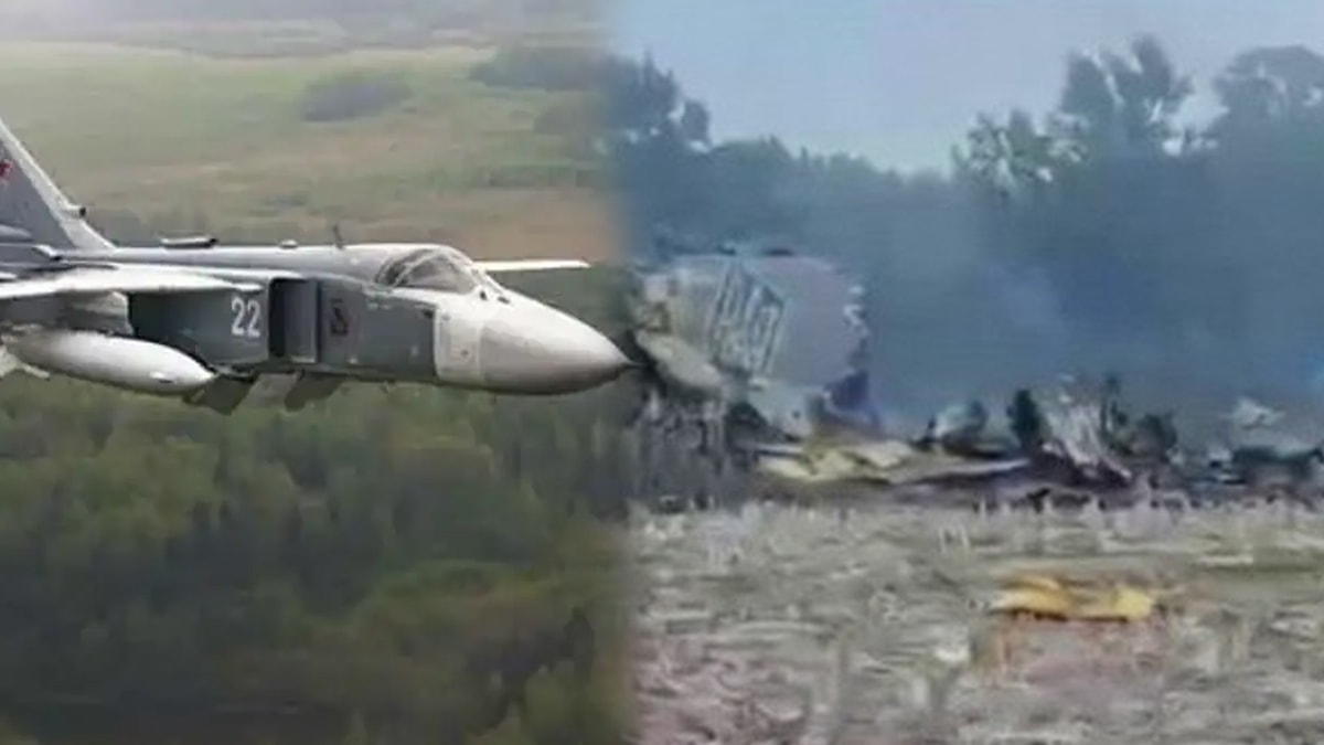 Ukrayna’da bombardıman uçağı düştü