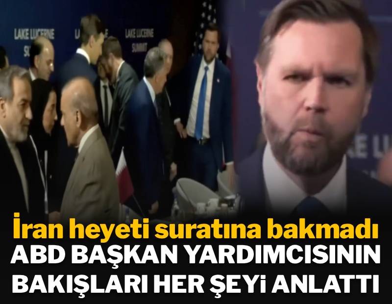 ABD Başkan Yardımcısı'nın bakışları herşeyi söyledi: İran heyeti yüzüne bile bakmadı