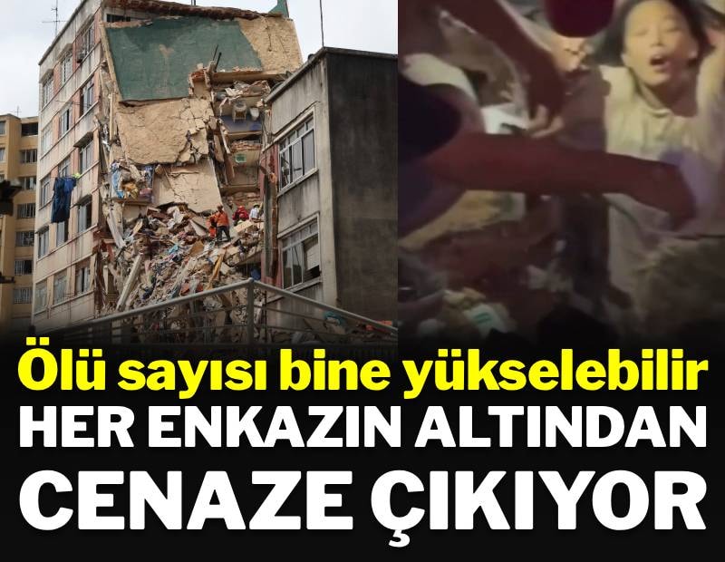 Her enkazın altından cenaze çıkıyor: Ölü sayısı bine yaklaşıyor