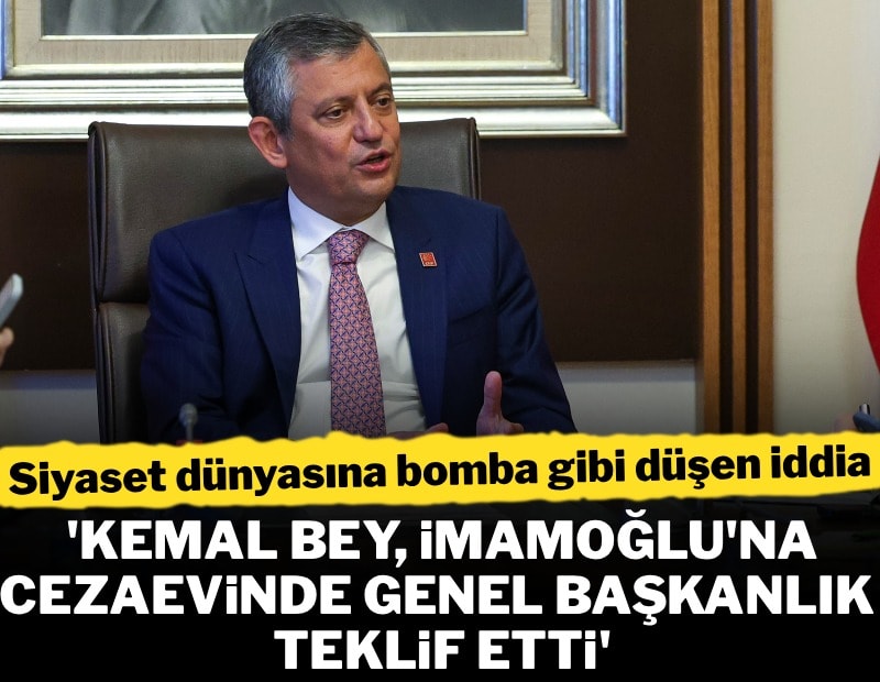 Siyaset dünyasına bomba gibi düşen iddia:  "Kemal Bey, İmamoğlu'na cezaevinde genel başkanlık teklif etti"
