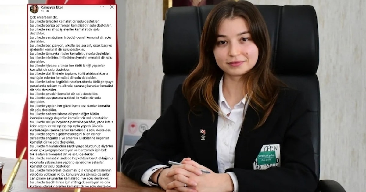 Atatürkçü vatandaşları hedef almıştı: Tepki çeken paylaşım AKP'de çifte istifa getirdi
