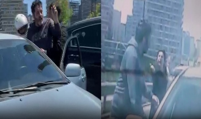 Anons çekip araç durduran çakarlı maganda emekli polis çıktı!