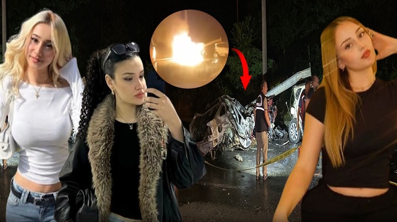 Korkunç kaza: Yanarak can verdiler!