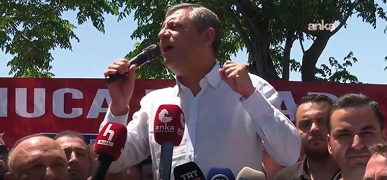 Özel'e Gaziantep'te coşkulu karşılama: 'İşgal tehlikeli bir noktaya gelirse...' diyerek açıkladı