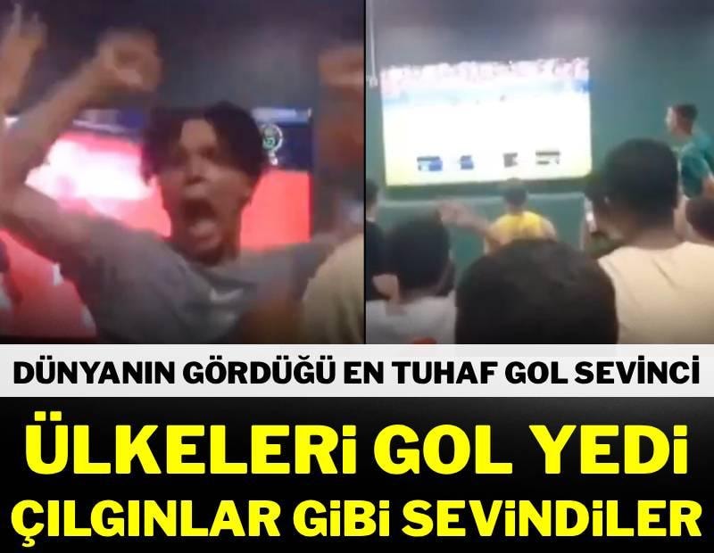 Dünyanın gördüğü en tuhaf gol sevinci!