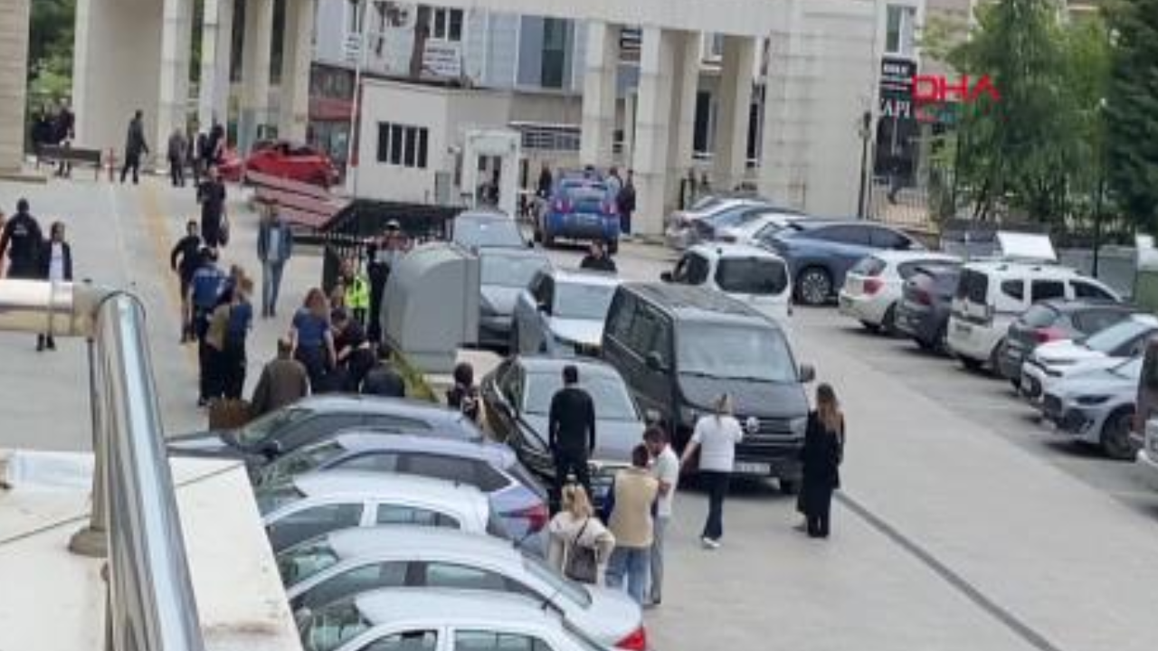 Adliye'yi karıştıran kavga: Merdiven boşluğundan atlamaya kalktı