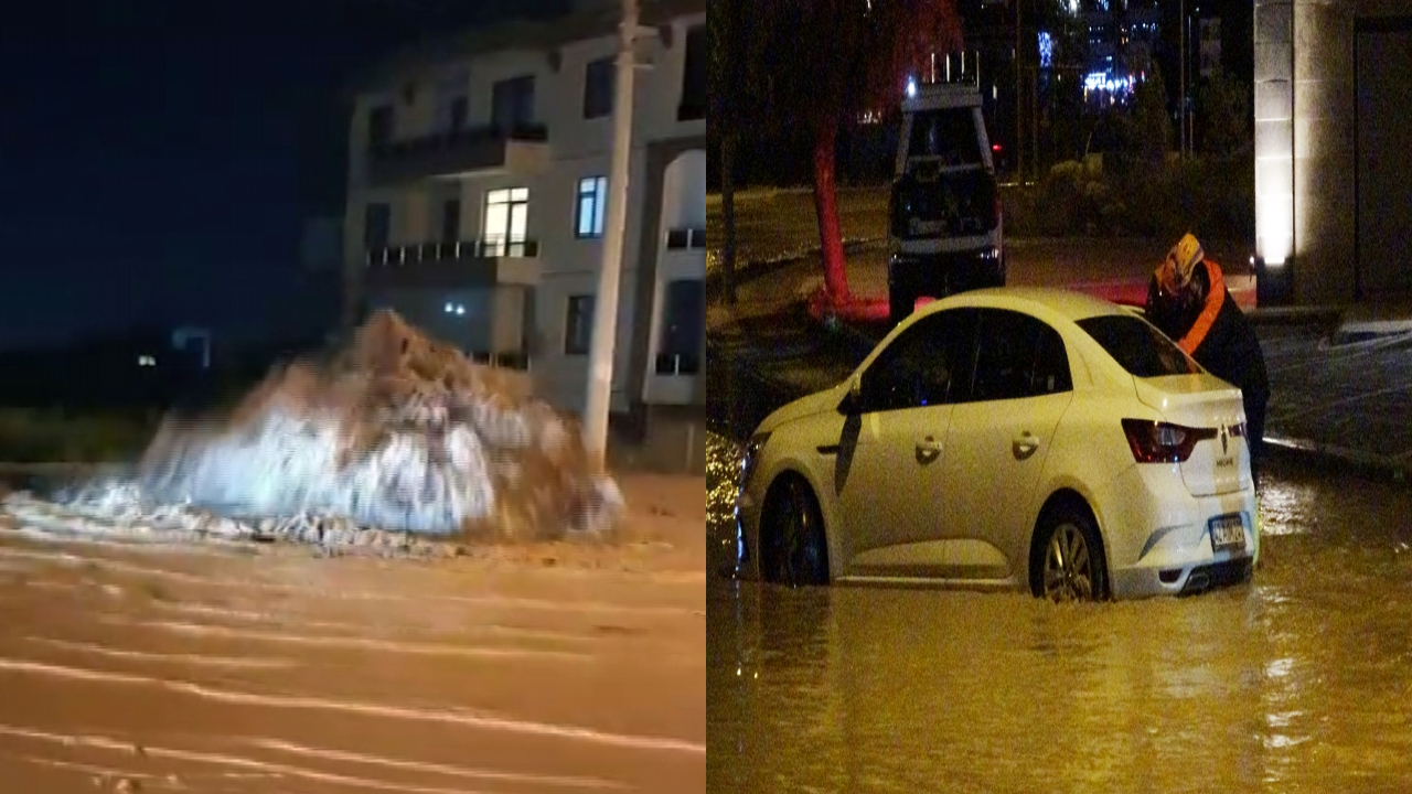 Konya'yı sağanak vurdu, taşkınlara neden oldu