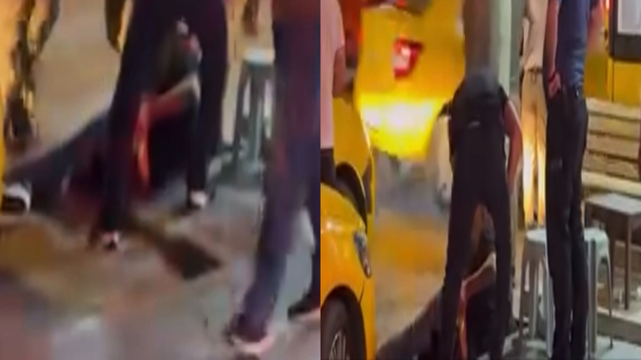Durakta silahlı kavga: Taksiciyi vurdu!