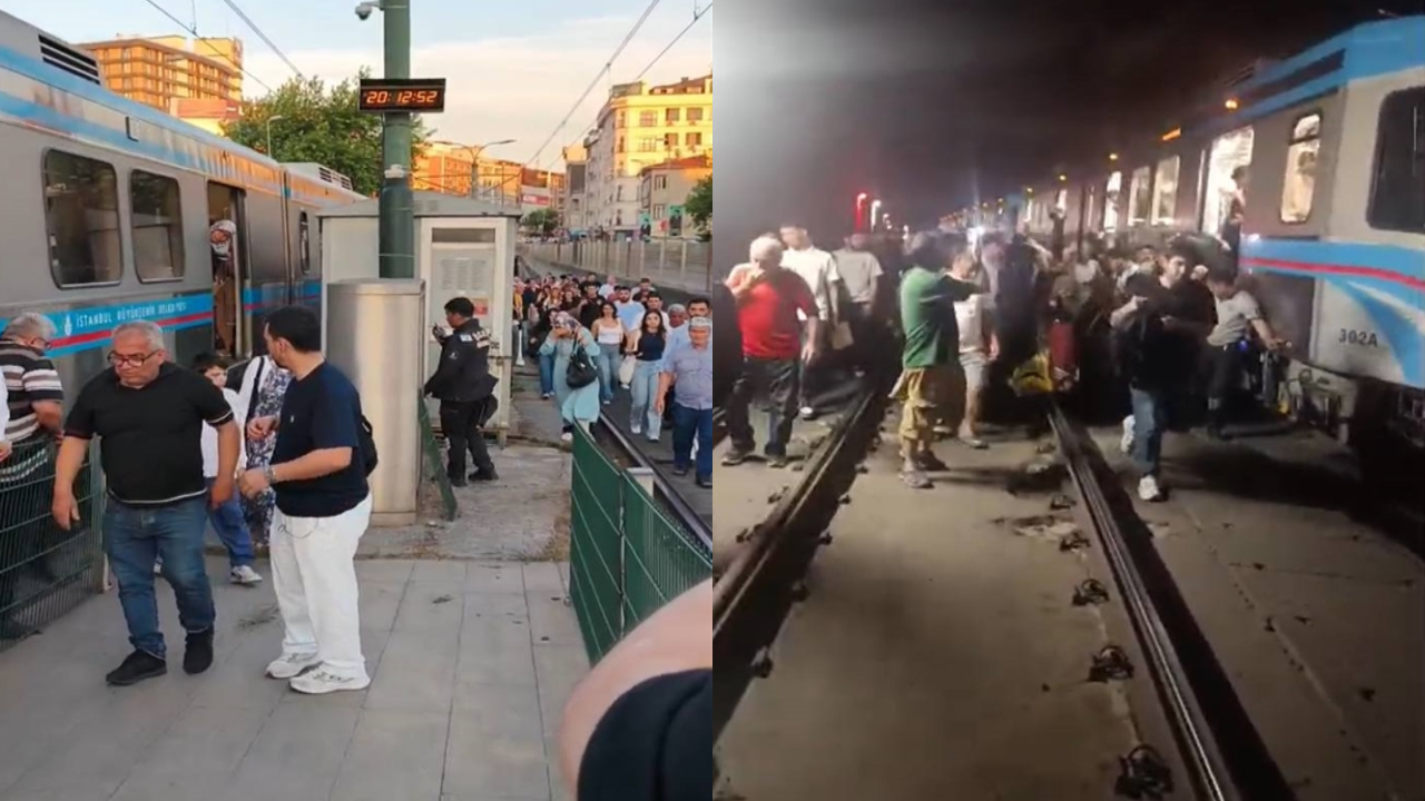 Bayrampaşa’da yangın çıktı: Tramvay seferleri durdu