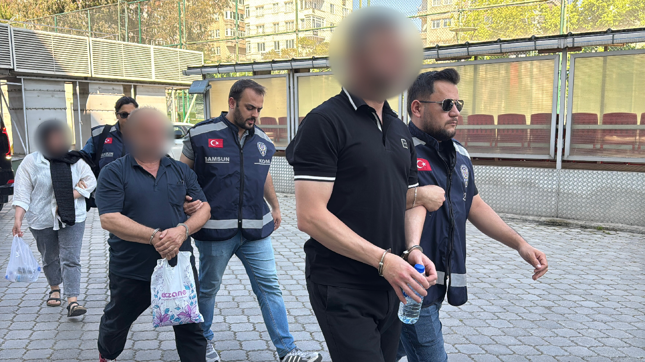 Samsun'da tefecilere kelepçe