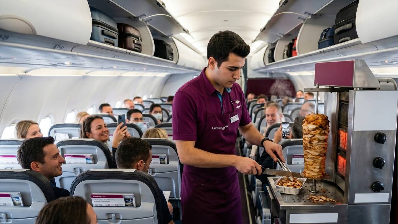 Ünlü havayolu şirket uçaklarda döner satmaya başladı
