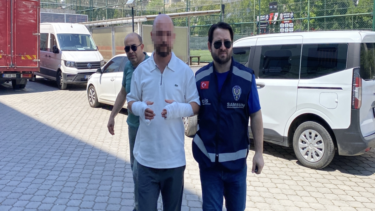 Eski eşini darbedip, iş yerine zarar verdi