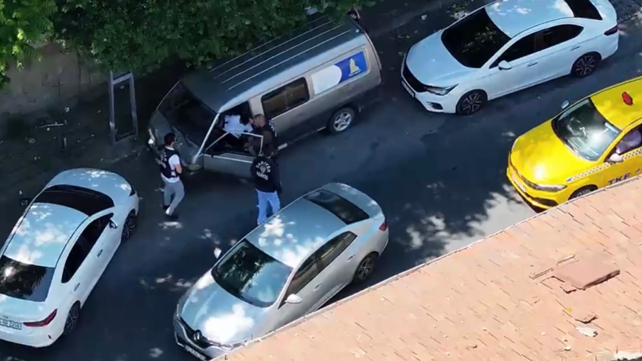 Minibüs çalıp kaçan 13 yaşındaki çocuğa dronla takip