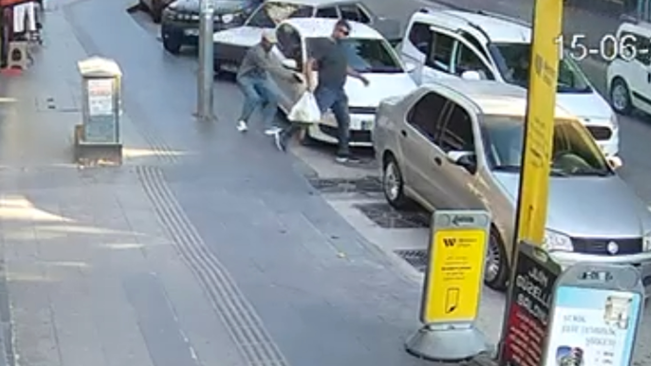 Elinde pastayla silahlı saldırıya uğradı