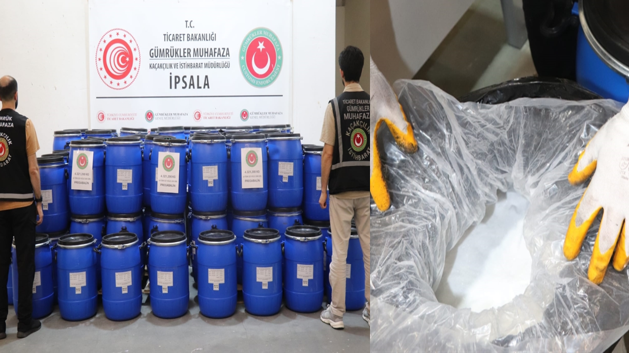 İpsala Gümrük Kapısı'nda 4 ton uyuşturucu yakalandı