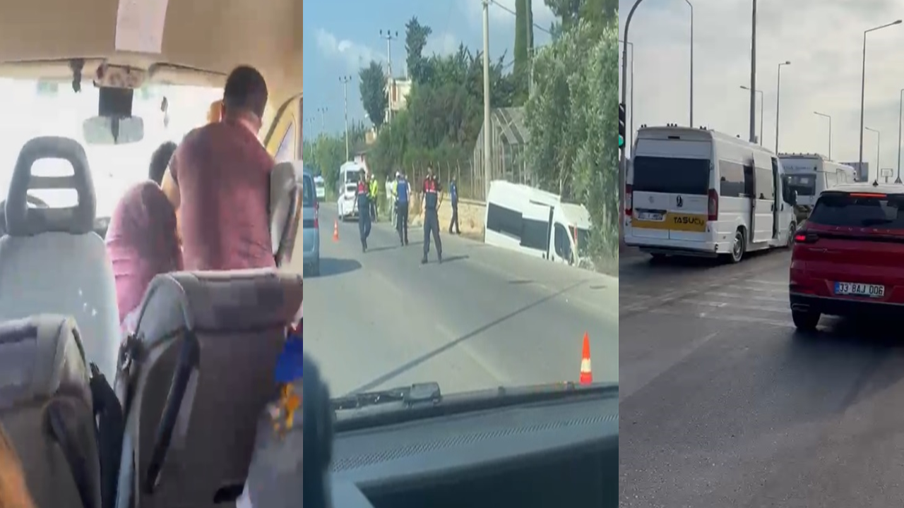 Şoförünü dövüp çaldığı minibüsle şarampole yuvarlanıp öldü!