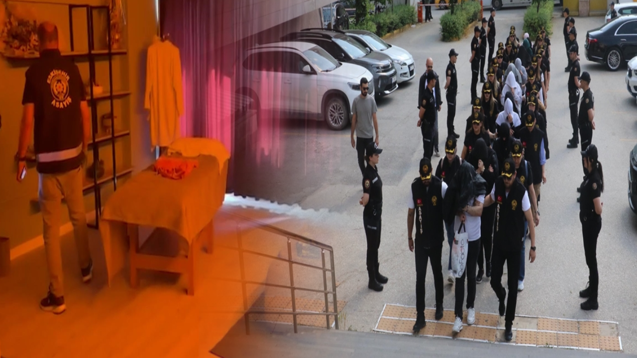 Eskişehir'de masaj salonlarına fuhuş baskını