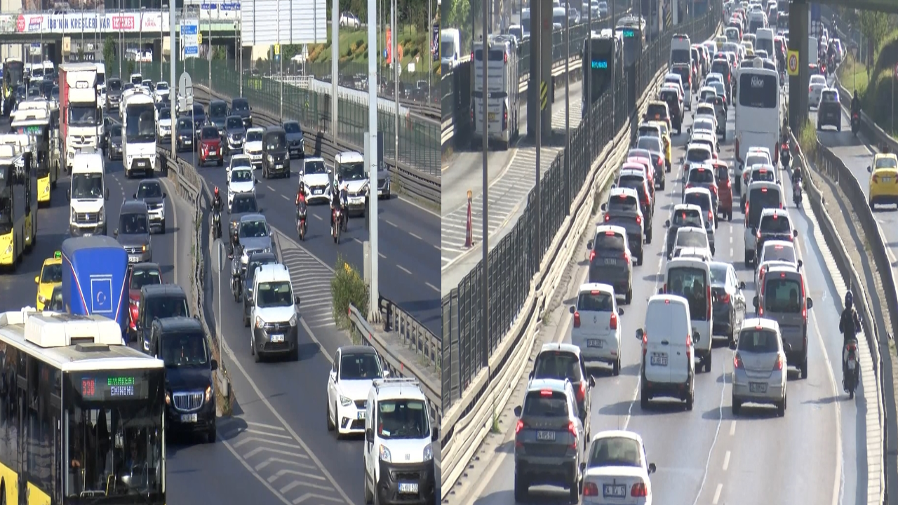İstanbul'da haftanın ilk iş gününde trafik kilitlendi