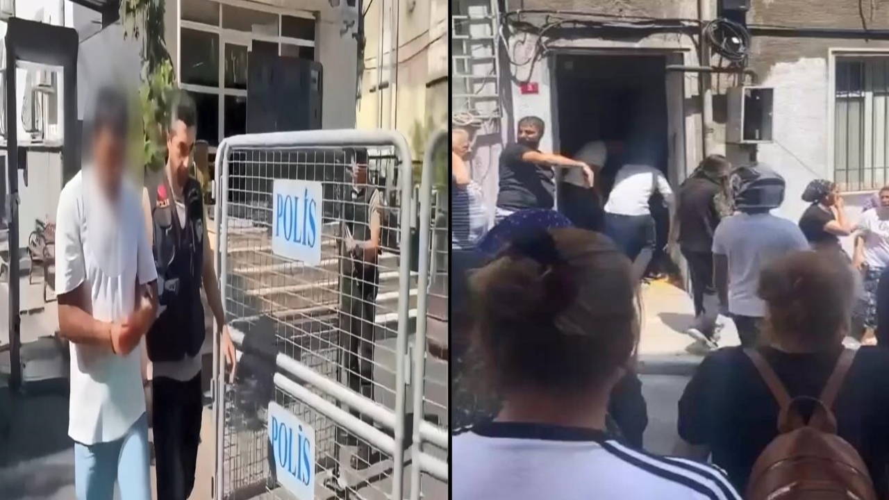 Beyoğlu’nda eski eşiyle ilişkisi olduğunu öne sürdüğü kişiyi vuran şüpheli tutuklandı