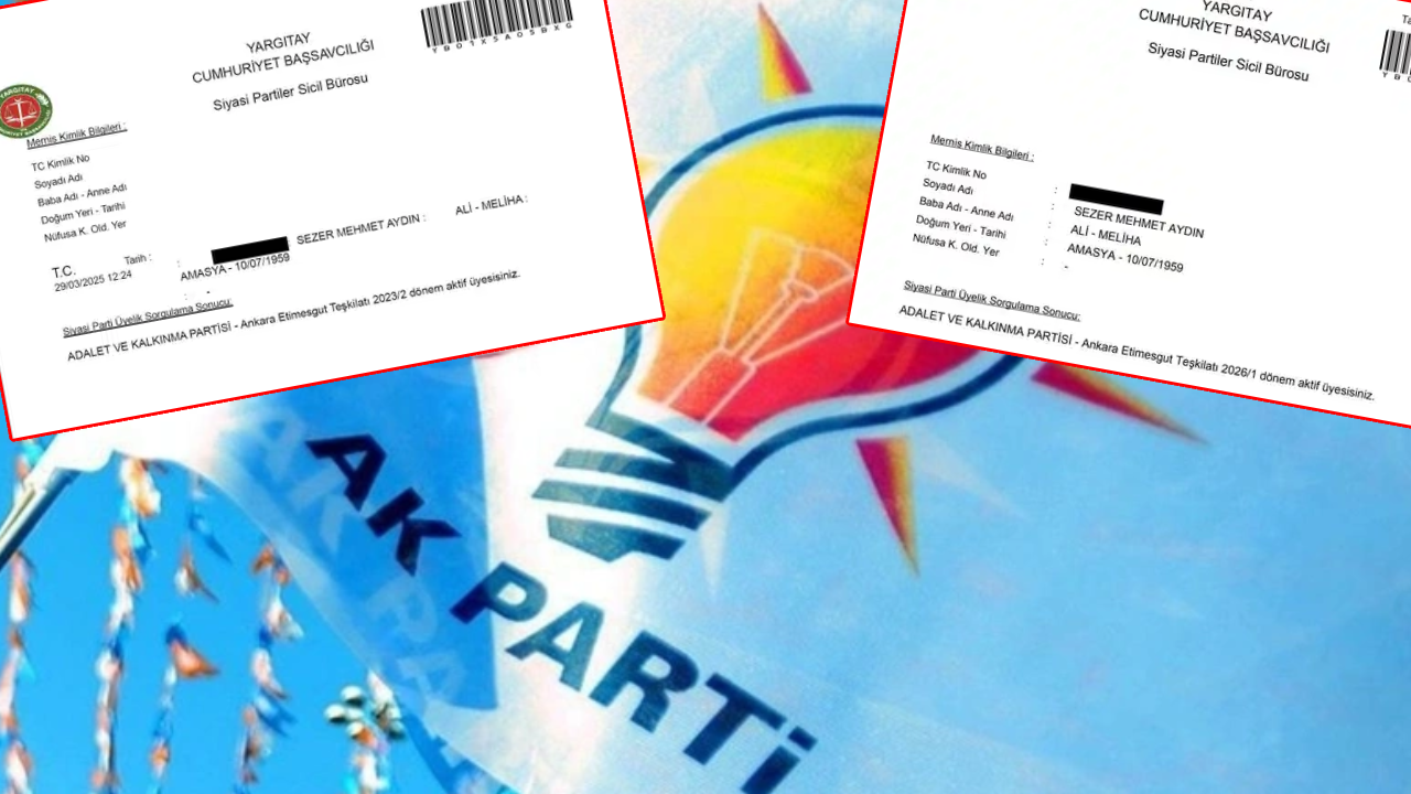 Sahte üyelikte farklı boyut... AKP'ye bilgisi dışında iki kez üye yapıldı!