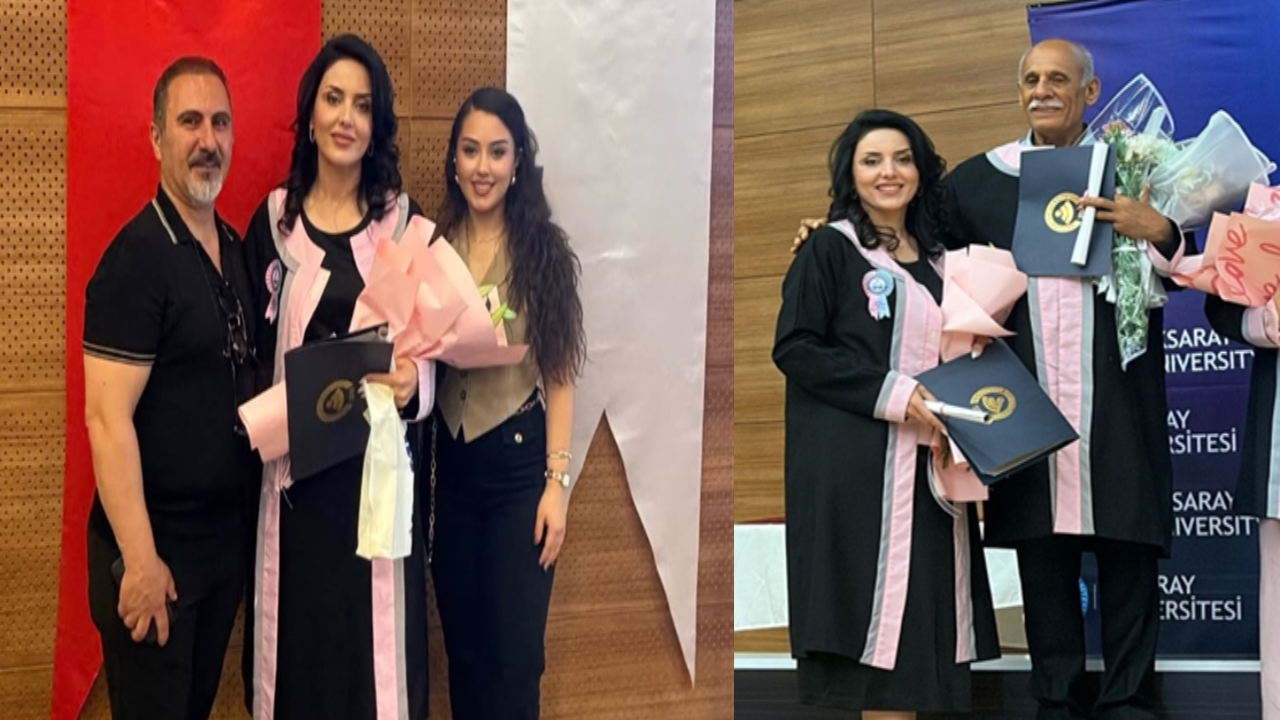 Kızını örnek aldı, bölüm 2.'si olarak mezun oldu