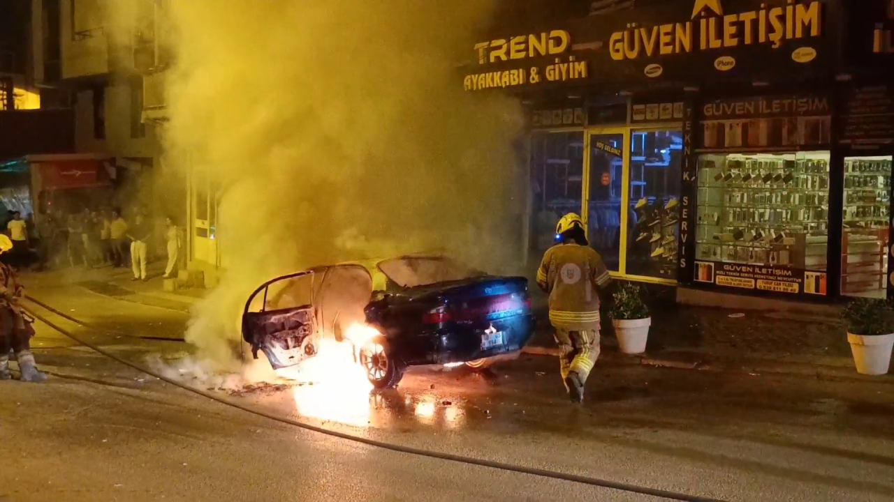Bursa'da seyir halindeyken alev topuna döndü!