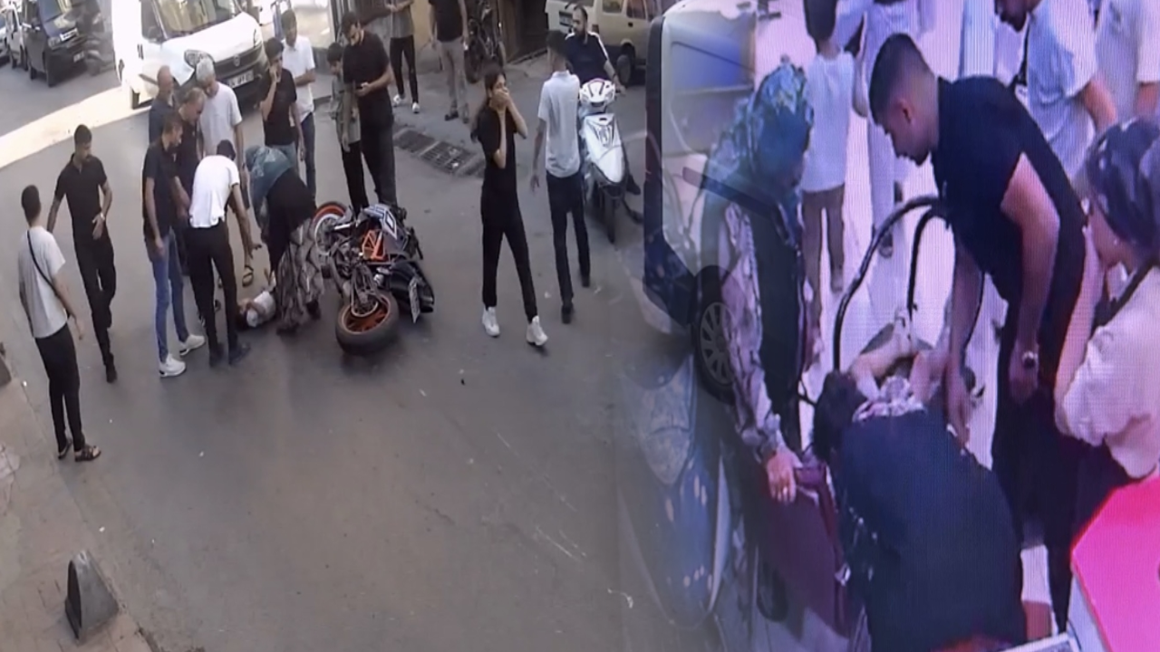 Beyoğlu’nda 4 yaşındaki Şevval’e motosiklet çarptı; annesi gözyaşlarına boğuldu