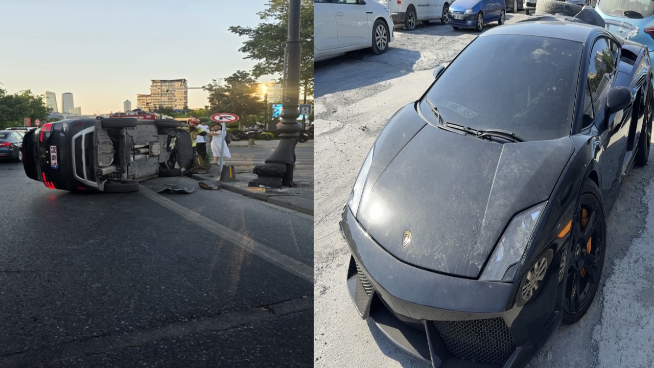 Test sürüşünde lüks otomobille cipe çarpıp kaçtı:  174 bin lira ceza yedi!