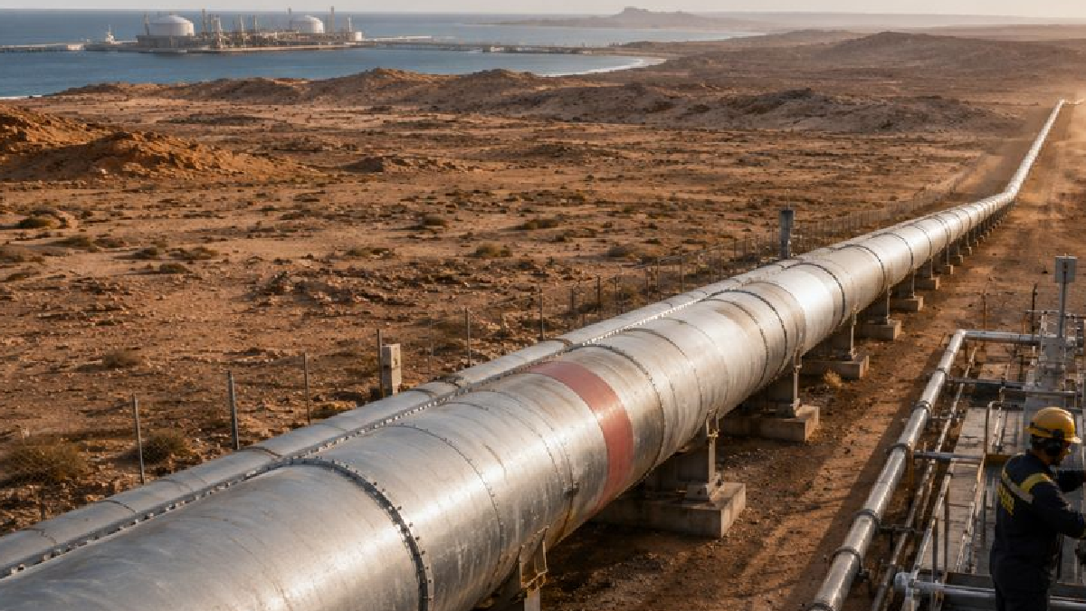 Çölün ortasından Avrupa'ya kadar 7000 kilometrelik dev boru döşediler