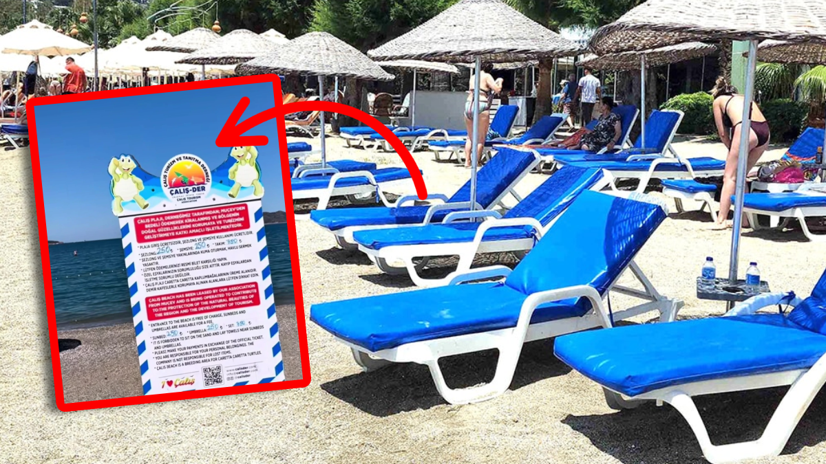 Türkiye'de skandal uygulama: Denize girmek serbest, kuma oturmak yasak