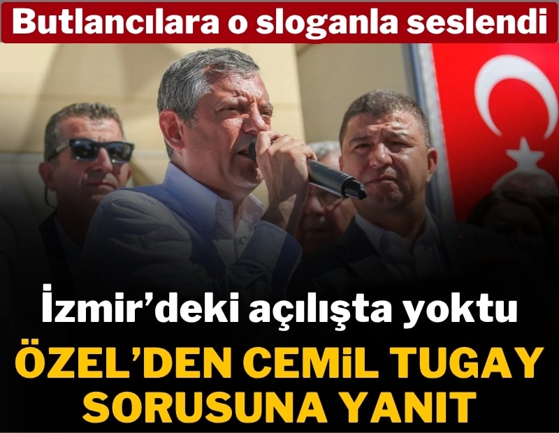Özgür Özel'den Cemil Tugay sorusuna yanıt: Bir sorunumuz yok, katılmasını beklemiyorduk