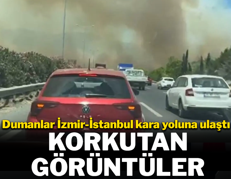 Manisa'da korkutan görüntüler! Dumanlar gökyüzüne yayıldı