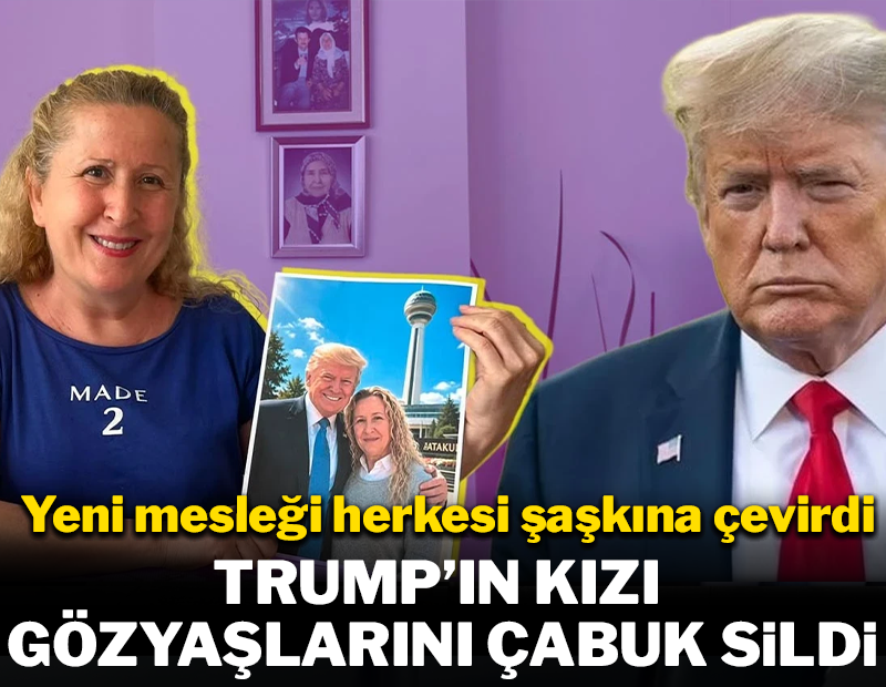 Trump'ın kızı gözyaşlarını çabuk sildi! Yeni mesleği herkesi şaşkına çevirdi!
