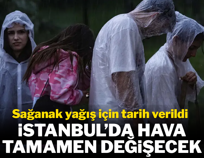 Bu uyarı İstanbullulara şemsiye açtıracak! AKOM sağanak yağış için tarih verdi