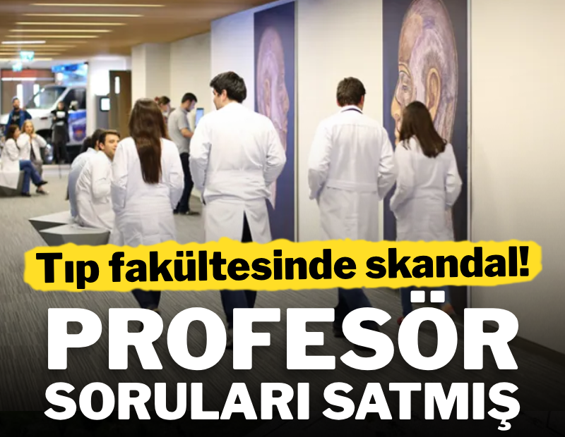 Profesör soruları satmış!