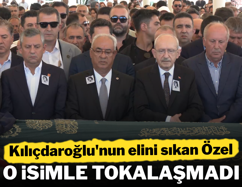 Kılıçdaroğlu'nun elini sıkan Özgür Özel, Muharrem İnce ile tokalaşmadı