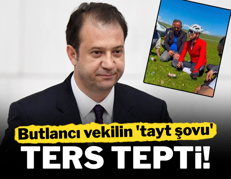 Butlancı vekilin 'tayt şovu' ters tepti