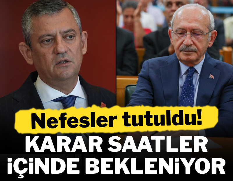 Nefesler tutuldu karar saatler içinde bekleniyor