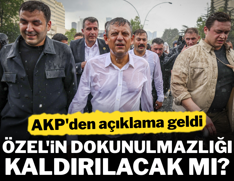 CHP'li vekillerin dokunulmazlıkları kalkacak mı? AKP'den flaş açıklama