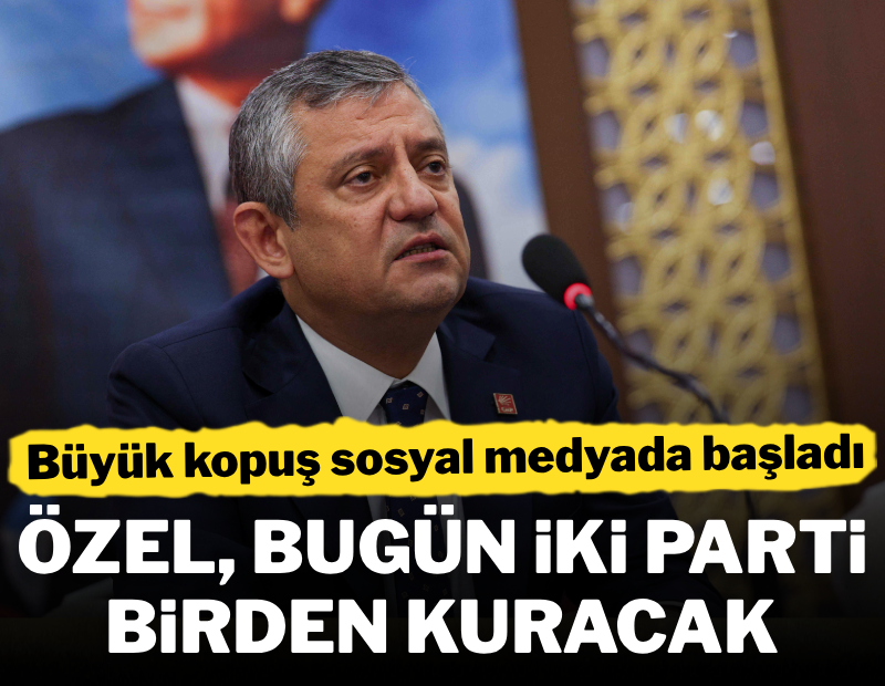 Özgür Özel bugün iki parti birden kuracak