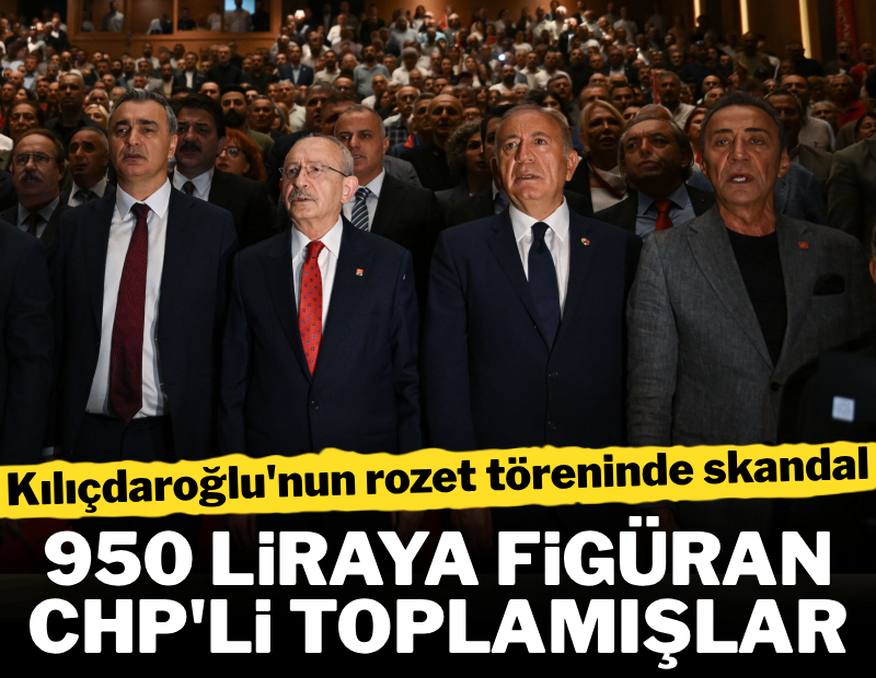 Kılıçdaroğlu'nun rozet töreninde skandal: 950 liraya figüran tutmuşlar