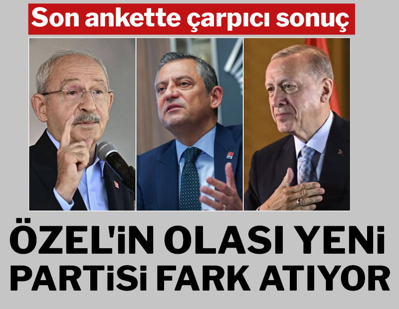 Son ankette çarpıcı sonuç: Özgür Özel en yakın rakibini 5 puan geçti